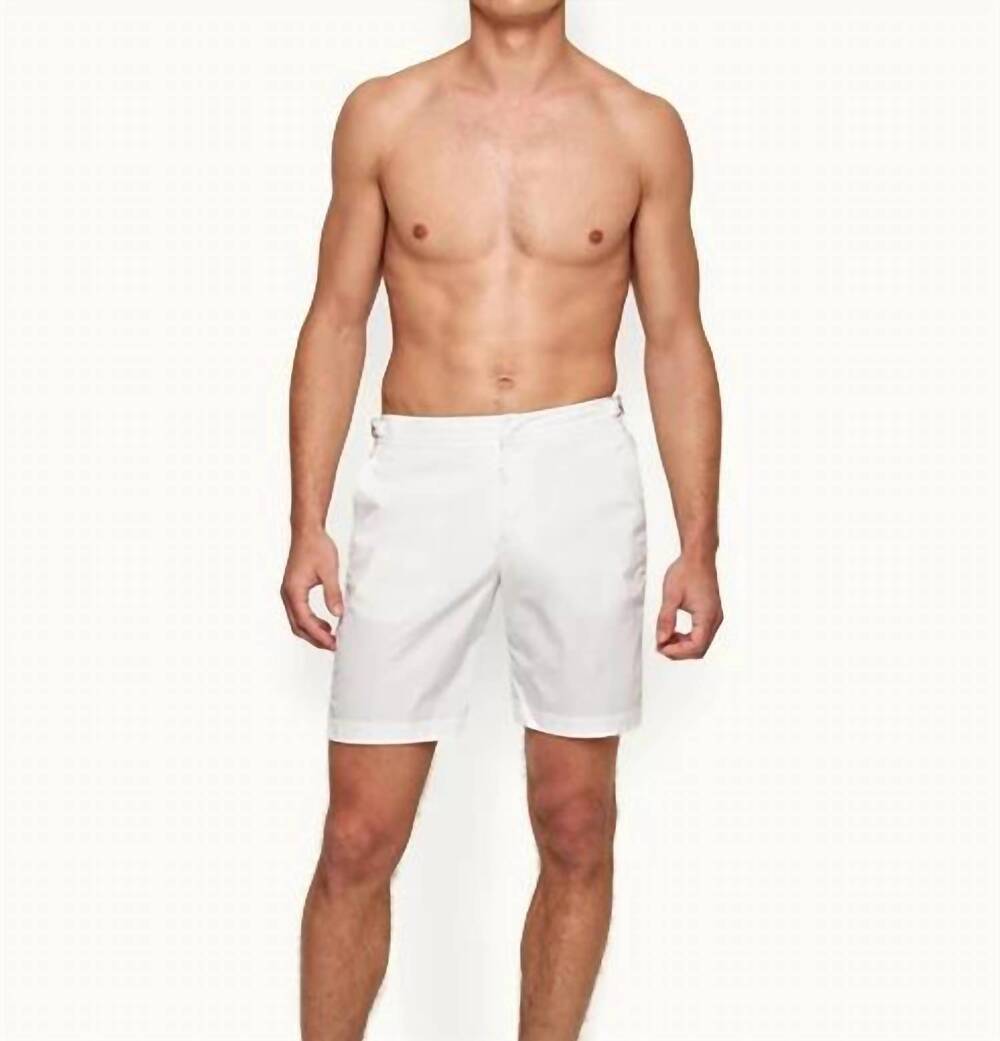 NEW ORLEBAR BROWN dane ii boardshort in white